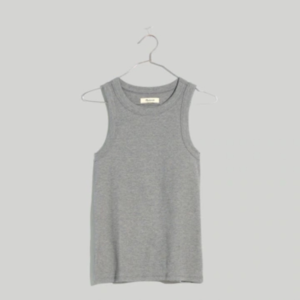 Madewell Heather Gray Sleeveless Top